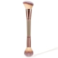 Miniatyrbillede 1 af 5: Foundation børste, dobbeltsidet børste til blanding af flydende pudder, concealer makeup, blush børste