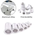 Miniatyrbilde 5 av 5: 190 stk flate hodede gjengede nagler, flate hodede aluminiumsnagler, blinde innleggsmuttere, med oppbevaringsboks, for tremøbler, M3/M4/M5/M6/M8/M10，HANBIN