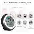 Miniatyrbild 2 av 4: Digital hygrometer, inomhus termometer hygrometer rumstemperatur, max min display noggrann väggbordstermometer med pekskärm för växthus
