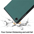 Miniatyrbild 3 av 5: Samsung Galaxy S8 Universal Tablet Läderfodral (Mörkgrön) för Samsung Galaxy TAB S8 2022 modeller / S7 11 T870/T875 2020 modeller