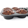 Miniatyrbild 2 av 5: 1 st rund form, gigantisk 12 håls kakform, muffinsform, muffinsform, cupcakes, brownies, dessert, godis