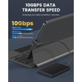 Miniatyrbild 5 av 5: 180 graders vinkel USB C-adapter 2-pack, U-formad USB-C till USB-C-omvandlare med PD 100W snabbladdning 4K-video, USB C vinklad förlängningsadapter
