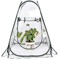 Miniatyrbilde 2 av 5: Mini Pop Up drivhus - Lite vintertelt for planter - Blomsterpotte - Mini drivhus - Vinterbeskyttelse for planter (70 x 70 x 80 cm)