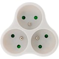 Miniatyrbillede 2 af 3: Hvid, 3x 16A trekant