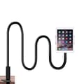 Telefonholder til seng, telefonholder med fleksibel svanehals, lang arm, 360° rotation, justerbar
