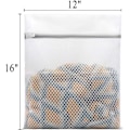Miniatyrbilde 5 av 5: 3-pakning med slitesterke honeycomb mesh klesvaskposer, egnet for delikate 30*40cm