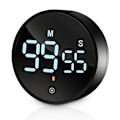 Miniatyrbillede 1 af 5: Køkken Timer Magnetisk Køkken Timer Digital Nedtællingstimer til Køkken Madlavning Klasse Træning, Digital Magnet Timer LCD Display, Tidsstyring Til