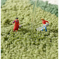 Miniatyrbilde 3 av 5: Absorberende svingende badematter med langt hår i ekstra myk mikrofiber baderomsteppe, maskinvaskbart for bad, dusj og baderom, soverom, 50x80 cm