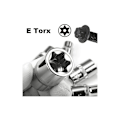 Pikkukuva 5 / 5: Avainten paino ja kärki, 14 kpl Torx naaras E4-E24 E-Torx kuusiokoloavaimia