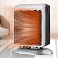 Miniatyrbillede 3 af 5: Elektrisk ekstra varme PTC hurtig opvarmning 400/900 W Beskyttelse mod væltning og overophedning mini ekstra radiator til hjemmet, kontoret, en person