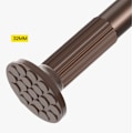 Pikkukuva 1 / 4: Verhotanko rei'ittämätön teleskooppitanko, parvekkeen pyykkiteline, suihkuverho, verhotanko (Frost Brown)