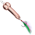Miniatyrbillede 4 af 5: 4 stk. rose gold bly sort skala vej agn fiskeri grej falske lokkemad pailletter bulk fiskeartikler（11g）
