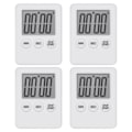 Miniatyrbillede 1 af 5: 4 stk. Digitalt køkkentimer Mini magnetisk køkkentimer LED nedtællingstimer til madlavning, spil, madlavning, motion.