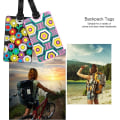 Miniatyrbilde 3 av 4: Bagasjelapper, 12 stk. bagasjelapper i PVC, bagasjelapper for reiser, koffertbagasjelapper, ID-lapper for visittkort, reisetilbehør (flerfarget)