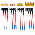 Miniatyrbild 1 av 3: 4 typer av 12V Add-a-Circuit-adaptrar och säkringssats - Säkringshållare med MICRO2 Mini Low Profile Tap-adapter