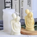 Miniatyrbillede 4 af 5: 1 stk. kropslysform, par silikone lysform, 3D silikone lysform, kropslysform til gør-det-selv og dekoration.