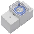 Miniatyrbilde 4 av 5: 24-timers mekanisk timer, DC 12V, 30-minutters intervall, 48 ganger på/av, programmerbar elektrisk timer, installasjonsrelébryter på DIN-skinne