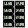 Miniatyrbillede 1 af 4: Pakke Mini Hygrometer Termometer Digital Indendørs Fugtighedsmåler Monitor med Temperatursensor til Drivhus Bil Hjemmekontor, Celsius (°C)