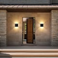 Miniatyrbillede 5 af 5: 2 Pak Indendørs Væglampe 6W 10×10×5cm Justerbar Lysstrålevinkel LED Dekorativ Indendørs Væglampe Varm Hvid 3000K IP65 Vandtæt Væglampe til Soveværelse Hal