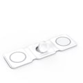 Miniatyrbild 1 av 3: Trådlös laddare - 3-i-1 hopfällbar trådlös laddare magsafe Dual Magnetic Multi-Function Tillämplig för Apple iPhone