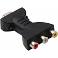 Pikkukuva 1 / 5: HDMI - 3rca -sovitin, valkoinen punainen keltainen sovitin HDMI - AV-videokaapeliin, punavalkoinen äänimuunnin, kannettava keltainen