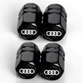 Miniatyrbillede 2 af 4: 16 stk. Ventilhætter Auto Ventilhætter, Metal Ventilhætter med Logo Kompatibel med Audi A1 A3 RS3 A4 A5 A6 A7 RS7 A8 Q5 Q5 Q7 R8 S Serie