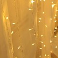 Miniatyrbilde 5 av 5: Lysgardin 300 LED Lysgardin 3M*3M 8 Lysmoduser Vanntett IP44 Utendørs og Innendørs, Dekorasjon for Jul, Bryllup, Bursdag,