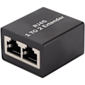 Miniatyrbild 1 av 5: Ethernet Splitter RJ45 Nätverkskontakt Adapter Ethernet Jack Förlängningssplitter En till Två Splitter