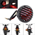 Miniatyrbillede 3 af 5: Motorcykel bagbremselygte, Motorcykel bag brand LED signallys Bremselys Stop Stop Bagkæmpe til de fleste baglygte motorcykler