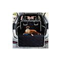 Miniatyrbillede 1 af 4: Bilbagagerumsbeskyttelse til hunde med universel sidebeskyttelse – Robust beskyttelsesmåtte til hunde, 185 x 103 cm Bagagerumsdækken til alle biler