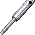 Pikkukuva 4 / 5: T316 ruostumattomasta teräksestä valmistetun vaijerikiristimen asennus 4 mm 5 mm 5 mm 5 mm portaisiin ja ramppeihin