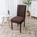 Miniatyrbillede 2 af 5: 4 stk. ternet jacquard stolebende universal universal stolebende