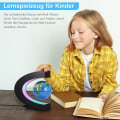 Miniatyrbillede 4 af 5: Magnetisk svævende globus, 3,5 tommer C-formet belyst verdenskort globus med LED farvelys til skrivebordsdekoration legetøj til børn, fødselsdag og helligdage