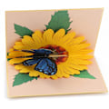 Miniatyrbilde 3 av 5: 3D Pop Up Gratulasjonskort, Pop Up Kort 3D Gratulasjonskort Sommerfugl Bursdagskort Egnet for Gradueringsdag Bryllupsdag Alle Anledninger 15×20 cm