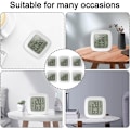 Miniatyrbild 4 av 5: 4-pack Mini Inomhus Termometrar - Inomhus Termometer Hygrometer med 10 Sekunders Snabb Uppdatering - Mini LCD-Display för Barnrum, Kontor, Sovrum, Växthus