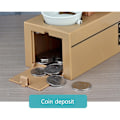 Miniatyrbilde 2 av 5: Hund Spargris Spiser Penger, Søt Mynt-Stjelende Valp Spargris Spargris, Hund Spargris Spiser Mynter, Tellerbank, Mynt Sorterer, 2.7x7 tommer(brun