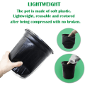 Miniatyrbillede 4 af 4: 50-pak 1 gallon fleksible planteskolepotter