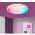 Miniatyrbild 2 av 5: Dimbar LED-taklampa för hem, sovrum, vardagsrum, atmosfärsbelysning (vit)