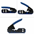 Miniatyrbillede 2 af 5: Krympetang, krympeværktøj til modulære kort RJ45 Ethernet netværkskabel