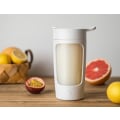 Miniatyrbillede 2 af 5: Hvid 650ml Fitness Kop Elektrisk Blandekopp Automatisk Bærbar Elektrisk Blandekopp Mælk Juice Kaffe Kops Mixer Blender Flaske
