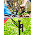 Miniatyrbilde 4 av 5: Parti med 8 sardiner for telt, campingplugger, 20 cm lange, for hardt steinete underlag, strand, eng, svart