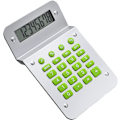 Miniatyrbillede 1 af 5: Lommeregner, 8-bit Novel Twist Skærm Grundlæggende Desktop Lommeregner, Standard Funktion Kreativ Design Kontor/Hjem/Skole Elektronisk Lommeregner (Sølv)