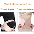 Miniatyrbillede 3 af 5: Beige, XL（100-130cm）Maternity Graviditetsbælte, Abdominal Lændestøttebælte, Justerbart Graviditetsbælte, Graviditetspandebånd Støttebælte, Pregna