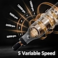 Miniatyrbillede 2 af 5: USB Trådløst Rotationsværktøj - 5 Hastigheder m/ Lys & 24 Bits - Til Boring/Slibning/Gravering