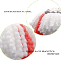 Miniatyrbillede 2 af 5: 4 stk. Spin Mop Hoveder Udskiftninger Kompatibel med Vileda, O-Cedar Spin Mop, Nem Rengøring Genopfyldninger Mikrofiber Mop Hoveder, 360 Grader Nemt Vride Støv Mop H