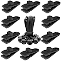 Miniatyrbild 1 av 5: 10 set Tarp Clip tält Tarp Clips Låsgrepp solskyddsklämmor, tältklämma tillbehör, boll bungee-snören, för tält, överdrag, solskydd, banderoller, boa