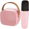Miniatyrbild 1 av 5: Mini Karaoke Maskin för Barn Vuxna, Bärbar Bluetooth Högtalare med Trådlös Mikrofon, Mikrofonleksak för Småbarn Flickor och Pojkar Födelsedagsfest