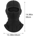 Miniatyrbilde 2 av 4: Skimaske Full Face Skjerf Sykling Full Face Deksel Balaclava Vinter Hals Hode Varmer Motorsykkel Fiske Hjelm Line(svart)