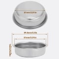 Miniatyrbillede 5 af 5: 51mm ikke-tryksat filter, rustfrit stål kaffefilter enkeltlags trykfri filterkurv, espressofilterkurv til genopfyldelig genanvendelig