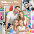 Miniatyrbillede 5 af 5: Smart Phone Holder Selfie Stick, Kamera Auto AI Tracking 360° Fotos og Videoer - Live Stream - Videoopkald - Kameramand - Live Video Chat til iPhone